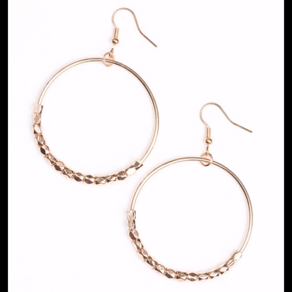 🎀5/$20 Paparazzi Double Edge Hoop Earrings P26